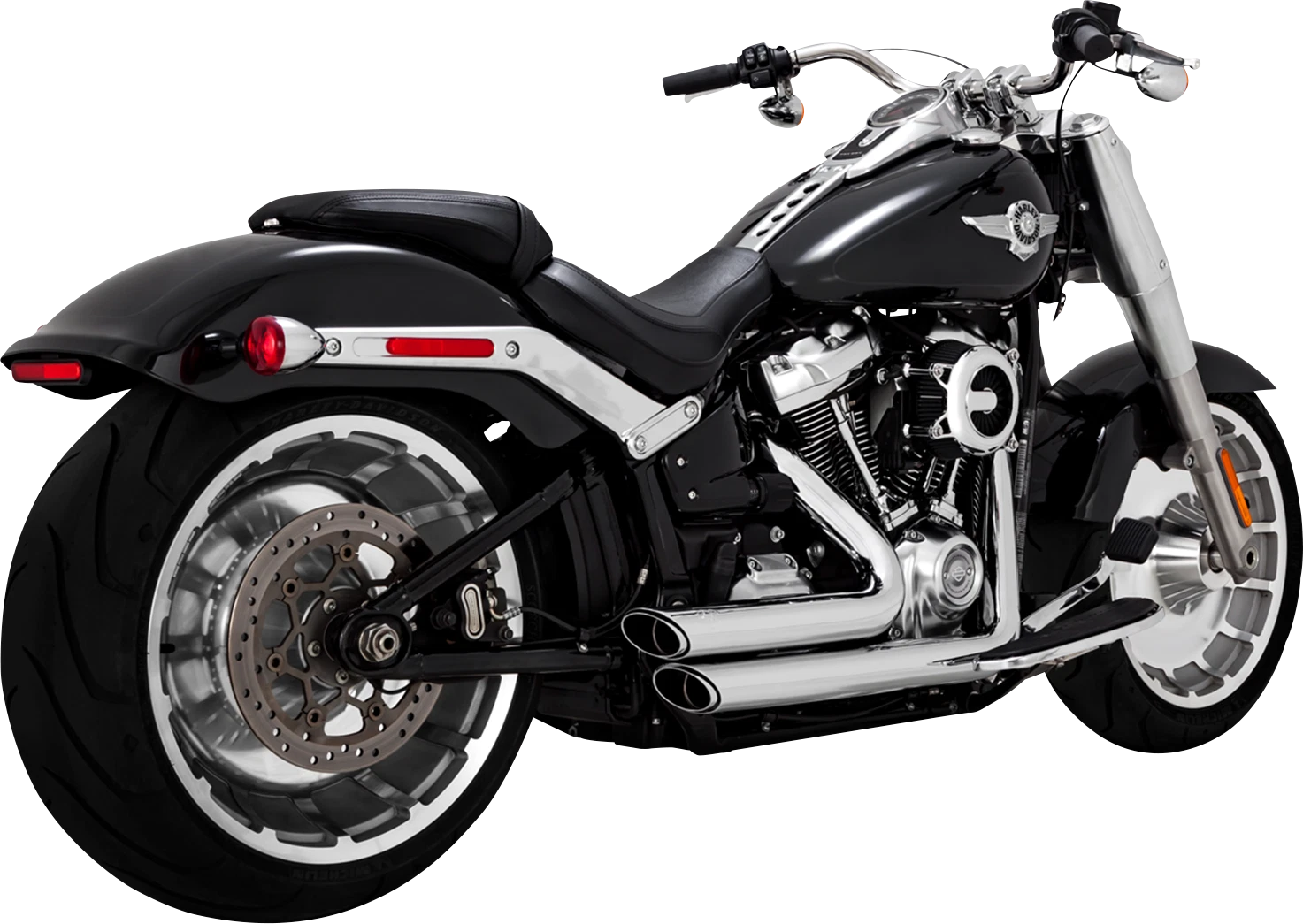 Vance & Hines Shortshots Chrome Exhaust for Harley Softail (2018–2024)
