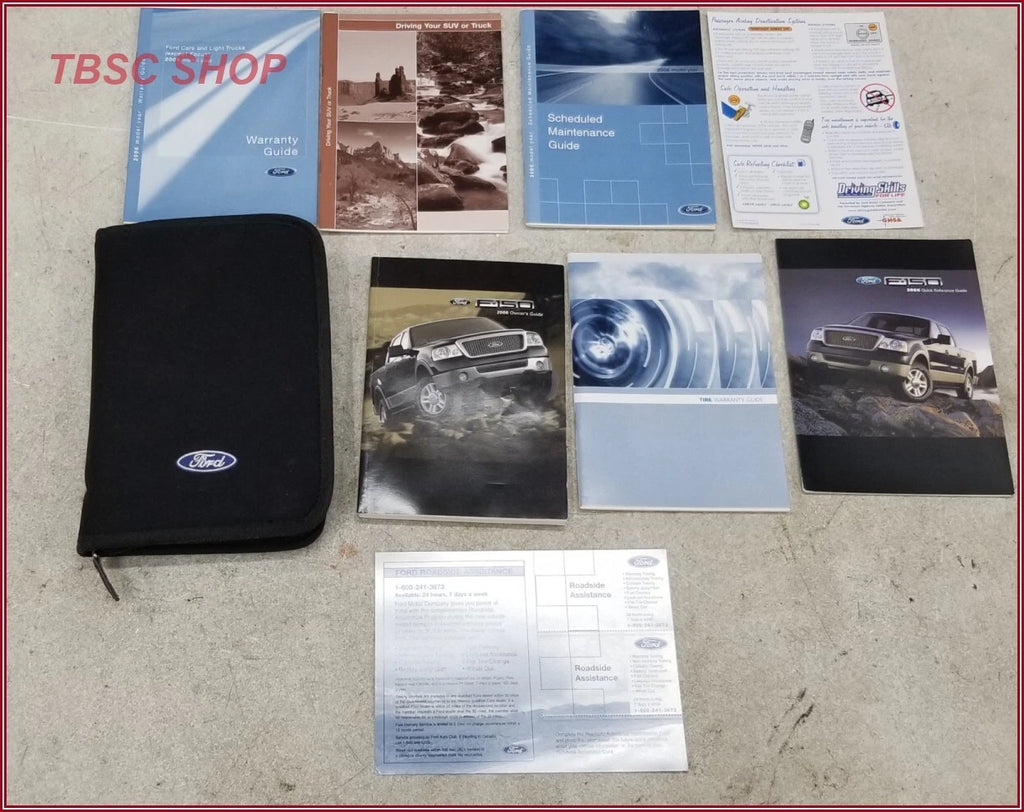 Owners Manual Collection with Case for Ford F-Series F150 (2006)