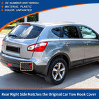 Rear Car Bumper Tow Hook Cover for Nissan Qashqai J10 (2007–2013) No.85071BR00A Unpainted