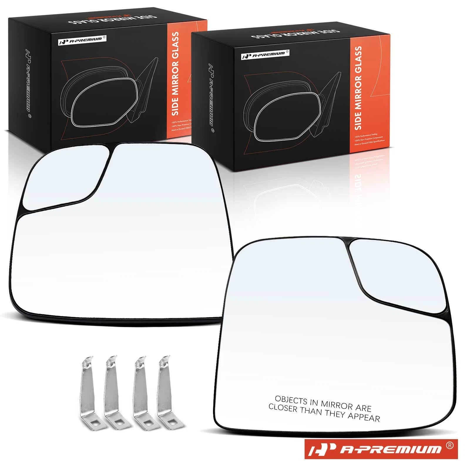 Pair Power Mirror Glass for Nissan NV200 (2015–2021) & Chevrolet City Express (2015–2021)