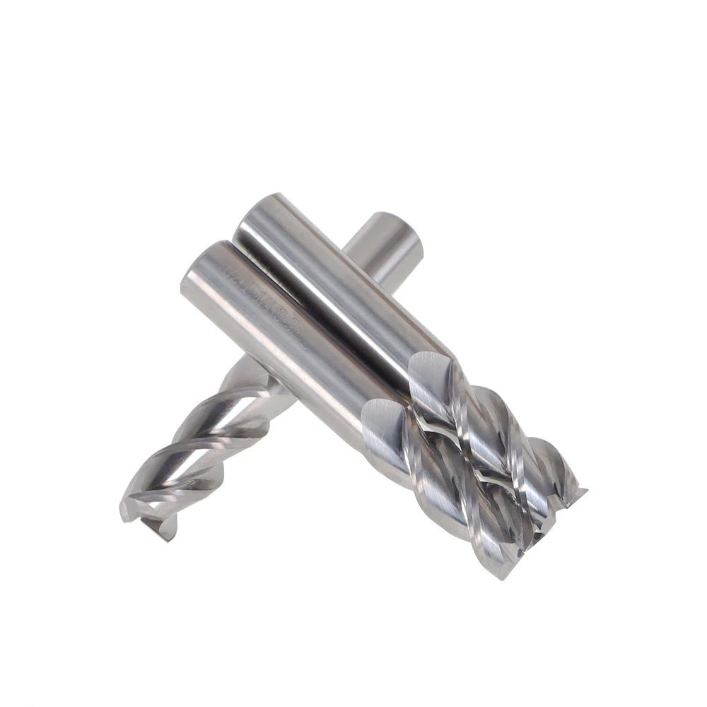 3 Flute Carbide End Mill for Aluminum (1-1/4" Cutting Length, 1/2")