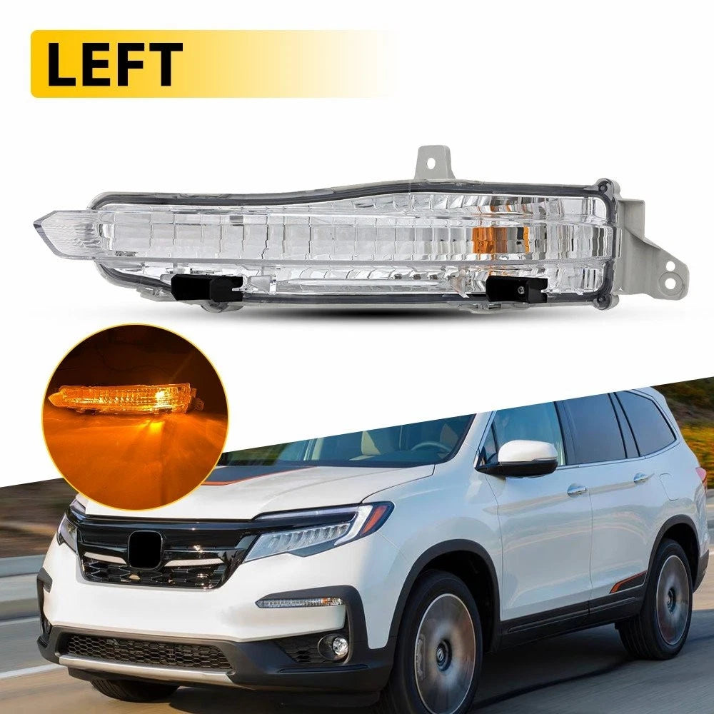 Left Side Front Bumper Turn Signal Light for Honda Pilot (2019–2022)