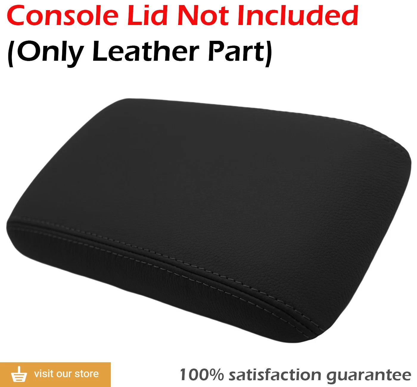 Leather Synthetic Console Armrest Cover for Toyota Land Cruiser (1990–1997)