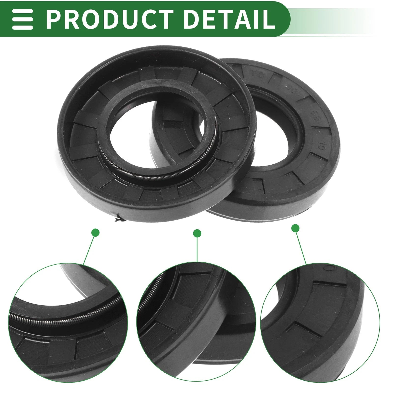 Set of 5 Oil Seal Rotary Shaft Seal NBR Rubber 30x58x10mm