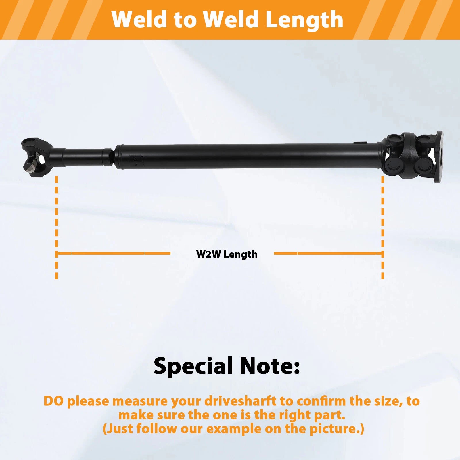 Front Driveshaft for Ford F-250 F-350 Super Duty 4WD (1999–2007)