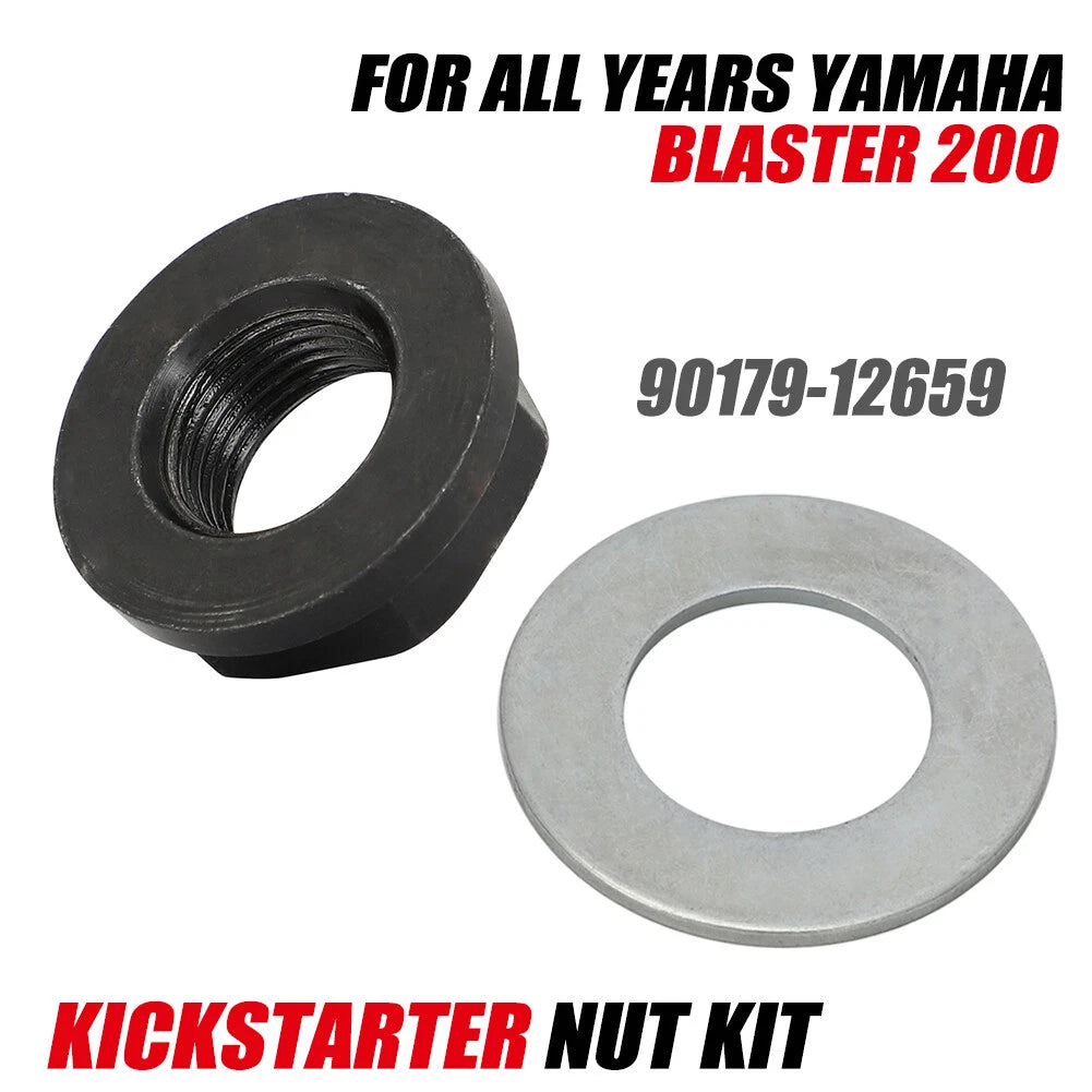 Kickstarter Gear Nut Kit for Yamaha Blaster 200 YFS (1988–2006)