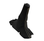 Automatic Shift Boot for Chevrolet Colorado (2015–2022) Carbon Fiber Beige Stitch