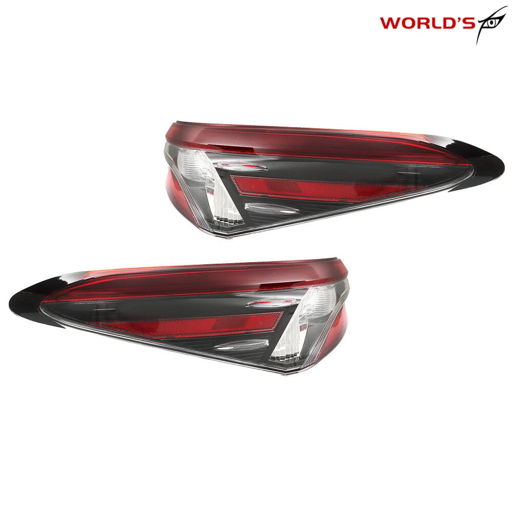 Set of 2 Outer Tail Lights Assembly for Toyota Camry (2021–2022)