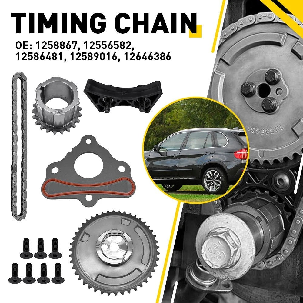 LS Timing Chain Set & Gasket for GM LS2 LS3 L99 LS4 LS9 LSA (2007–2013)