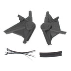 Black Upper Frame Panel Guard Cover for BMW R1200GS/ADV (2013-2017)
