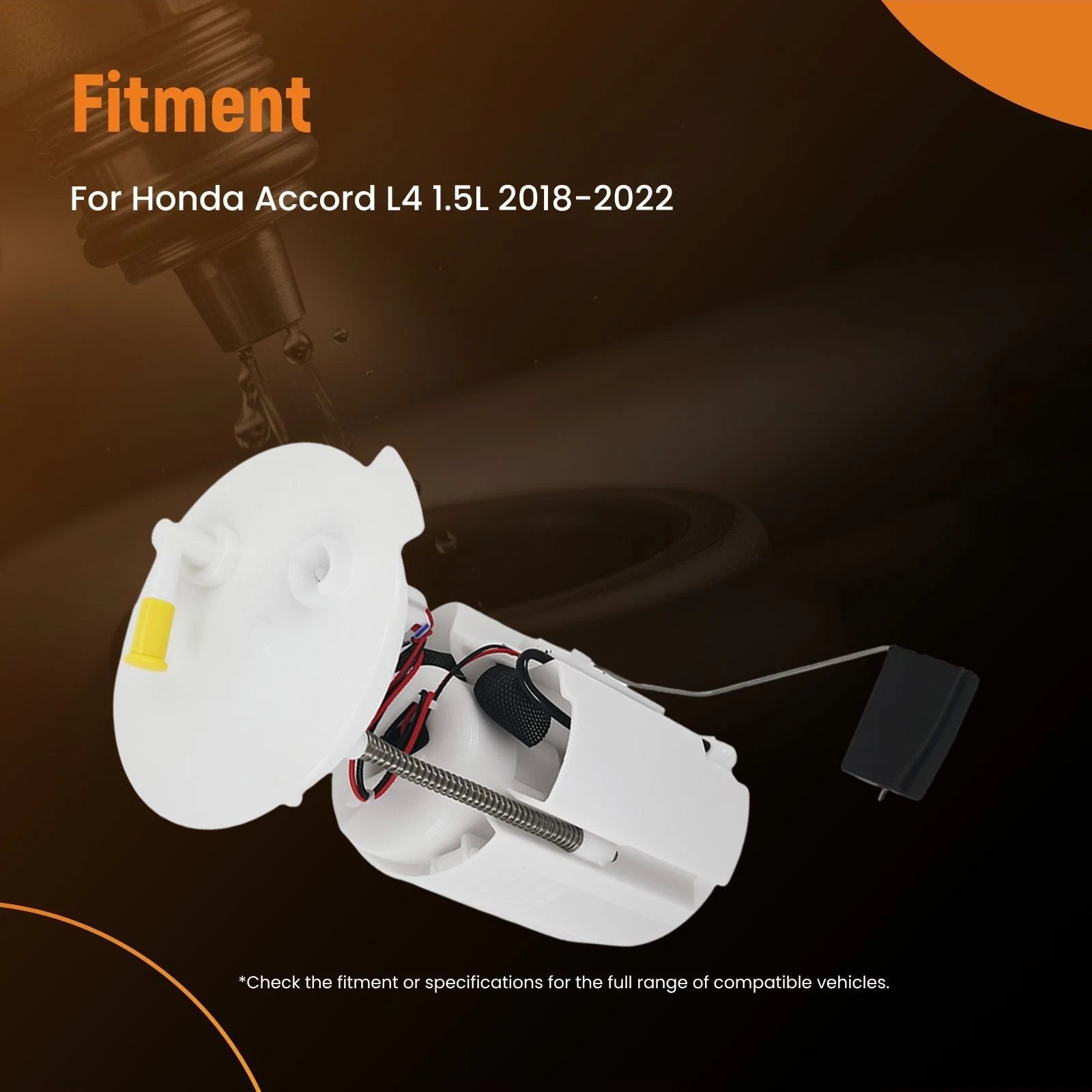 Fuel Pump Assembly Module FG2725 for Honda Accord L4 1.5L (2018–2022)