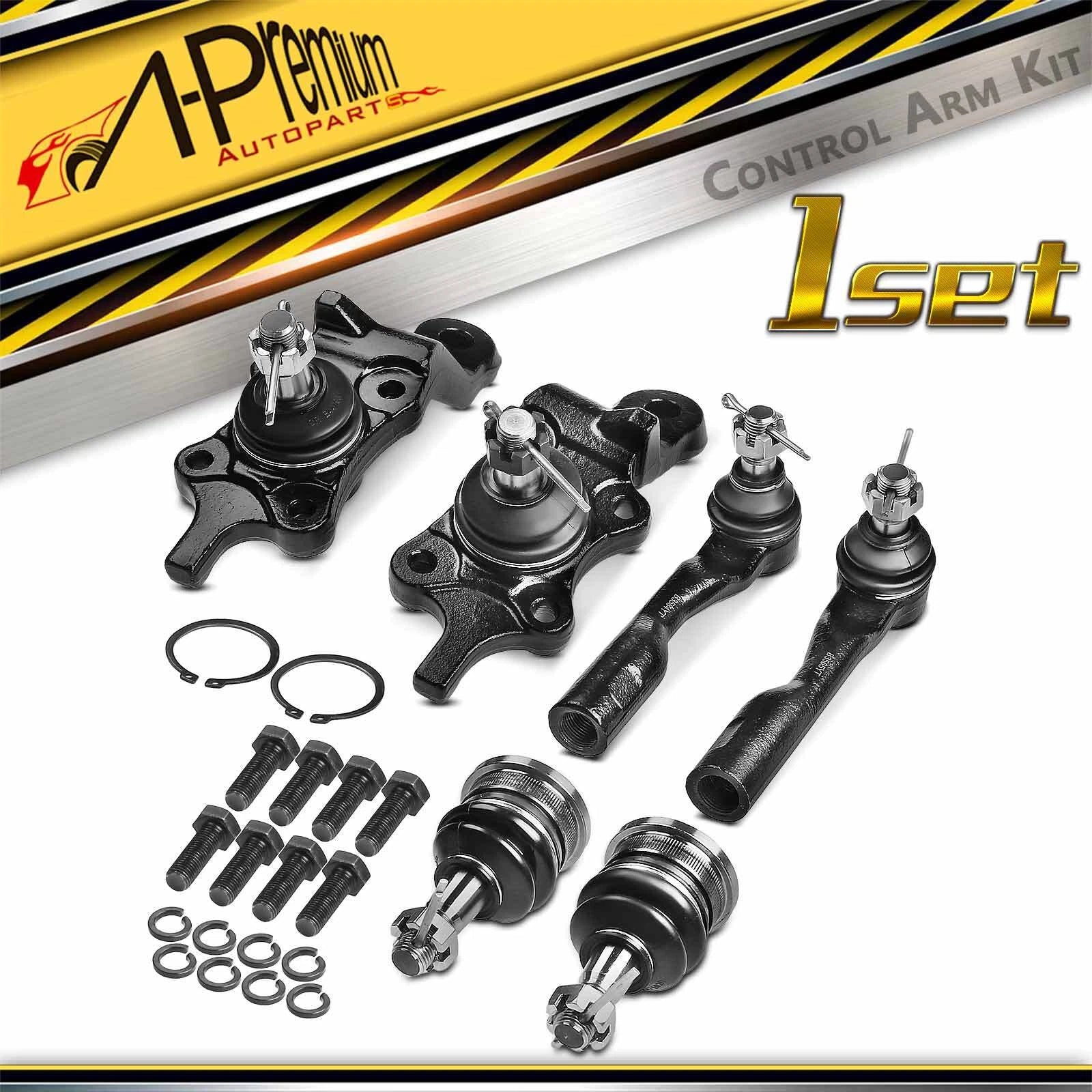 Front Upper Ball Joint and Tie Rod for Toyota Tundra (2000â2002) Sequoia (2000â2002)