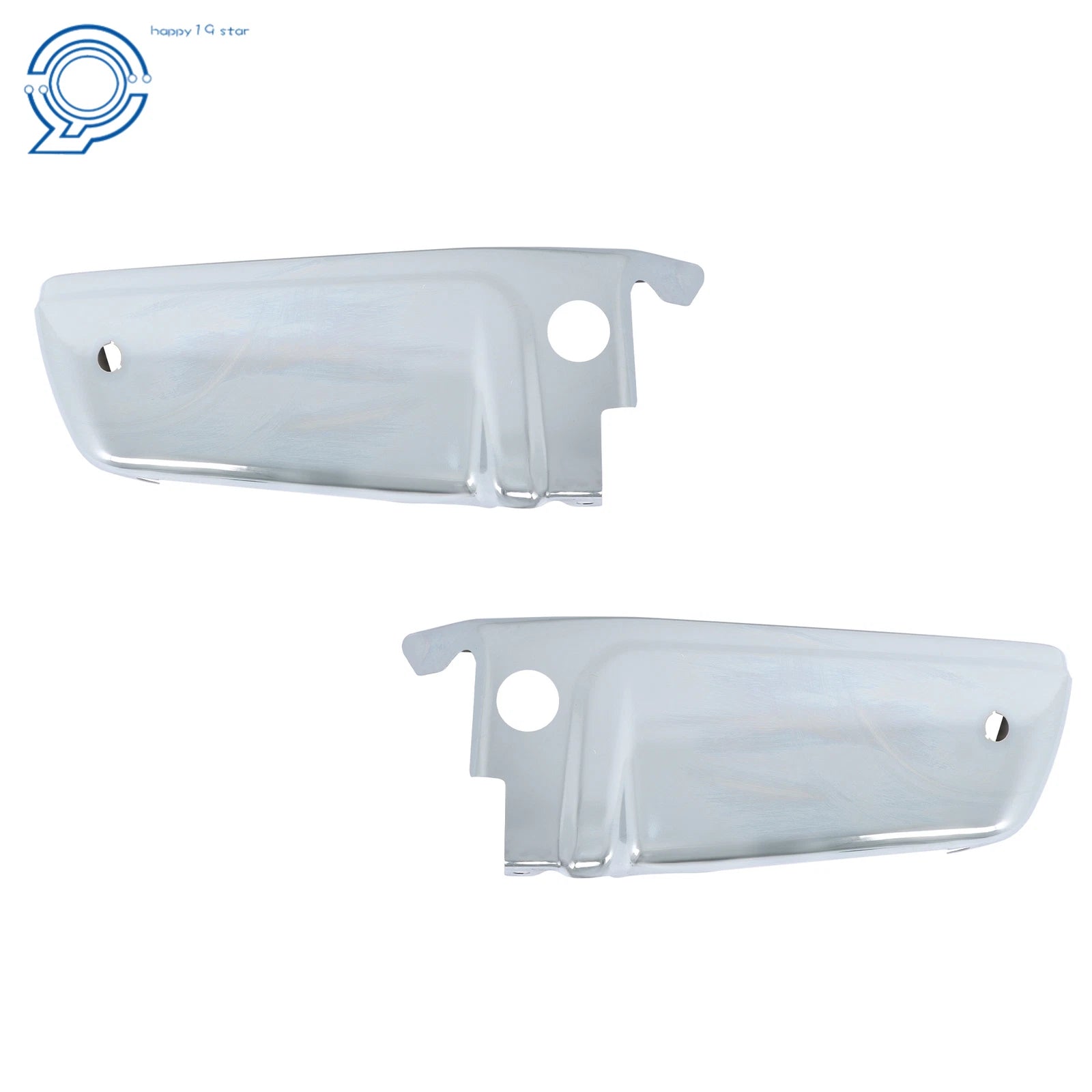 Chrome Rear Bumper Ends for Ford F-250 F-350 (2008-2016)