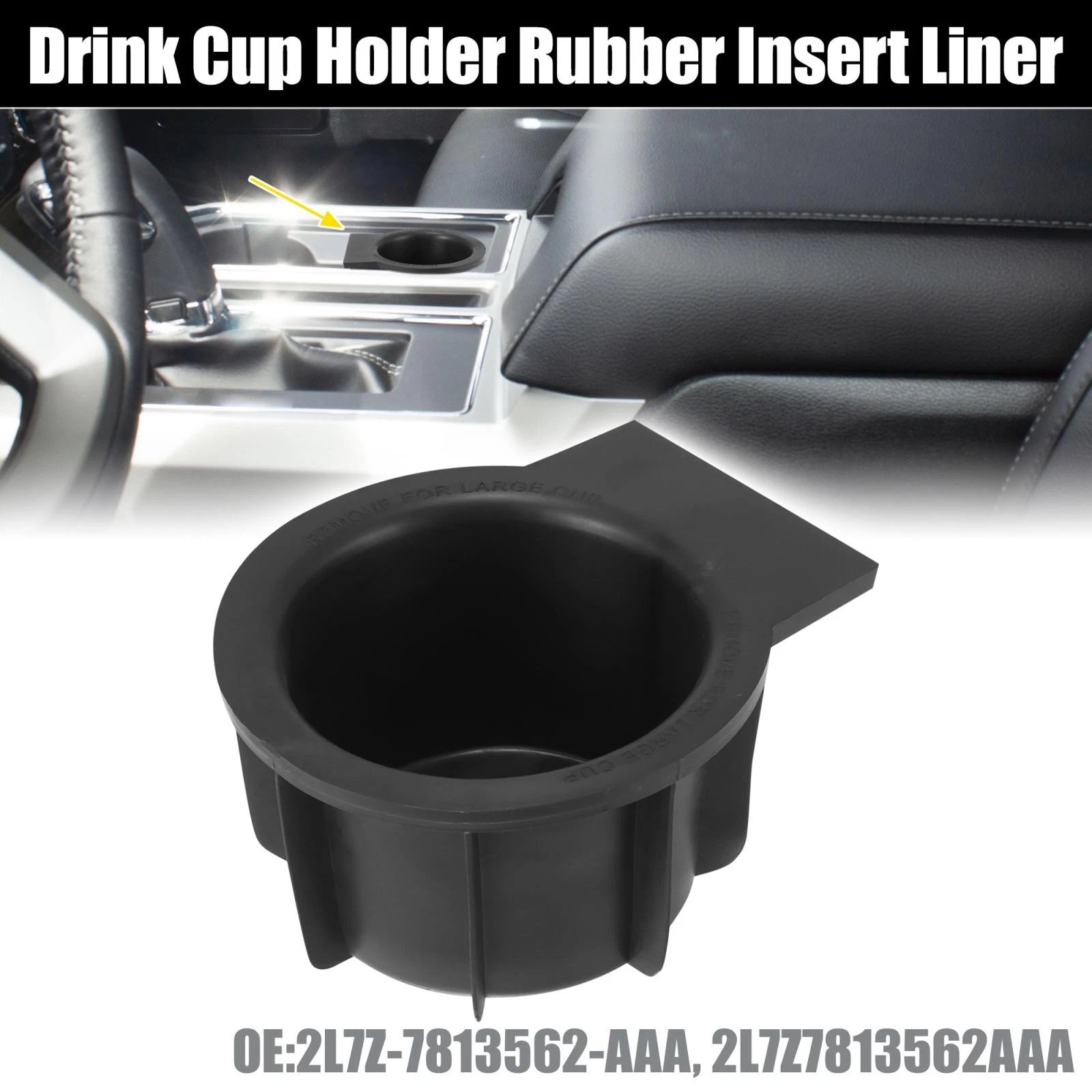 Front Row Console Drink Cup Holder for Ford F-150 (2004–2014) 2L1Z-7813562-AAA