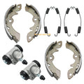Front Brake Wheel Cylinders w/Shoes for Suzuki LT230 LT250 LTF230 (1985–1998)