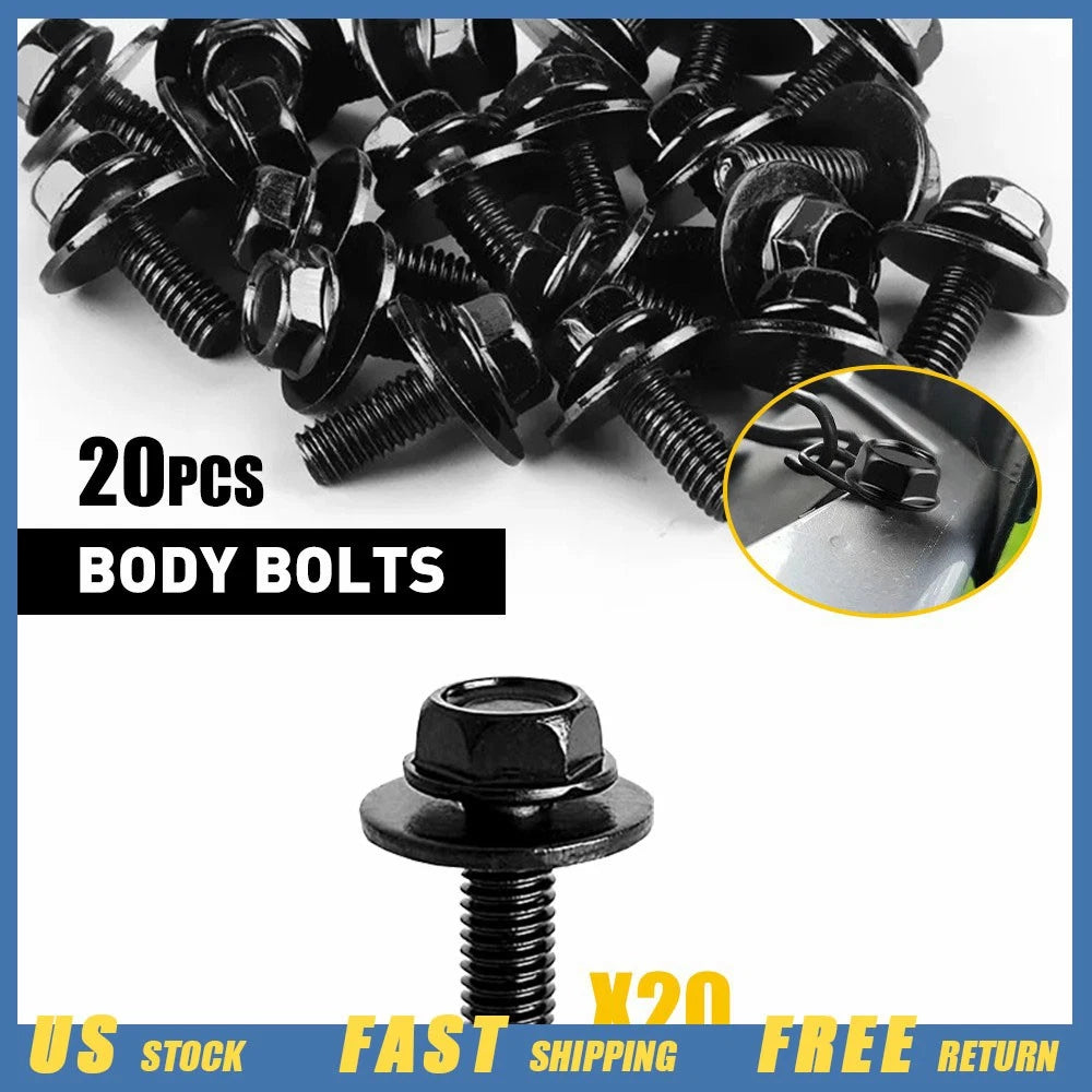 Set of 20 M6 Body Screws for Fender (Compatible with Various Models)