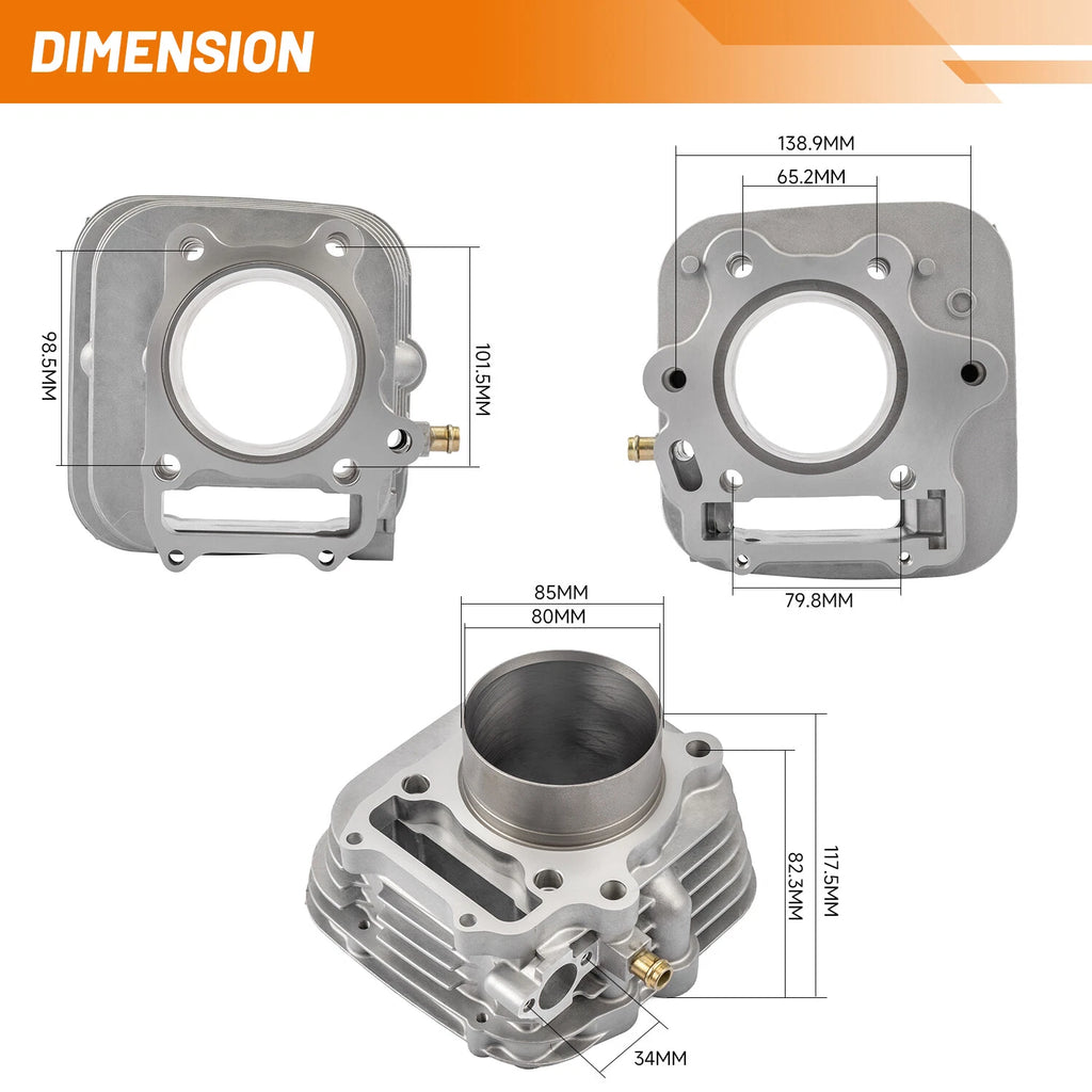 Cylinder Piston Gaskets Kit for Honda Sportrax 300 (1993–2008) 12100-HM3-L00