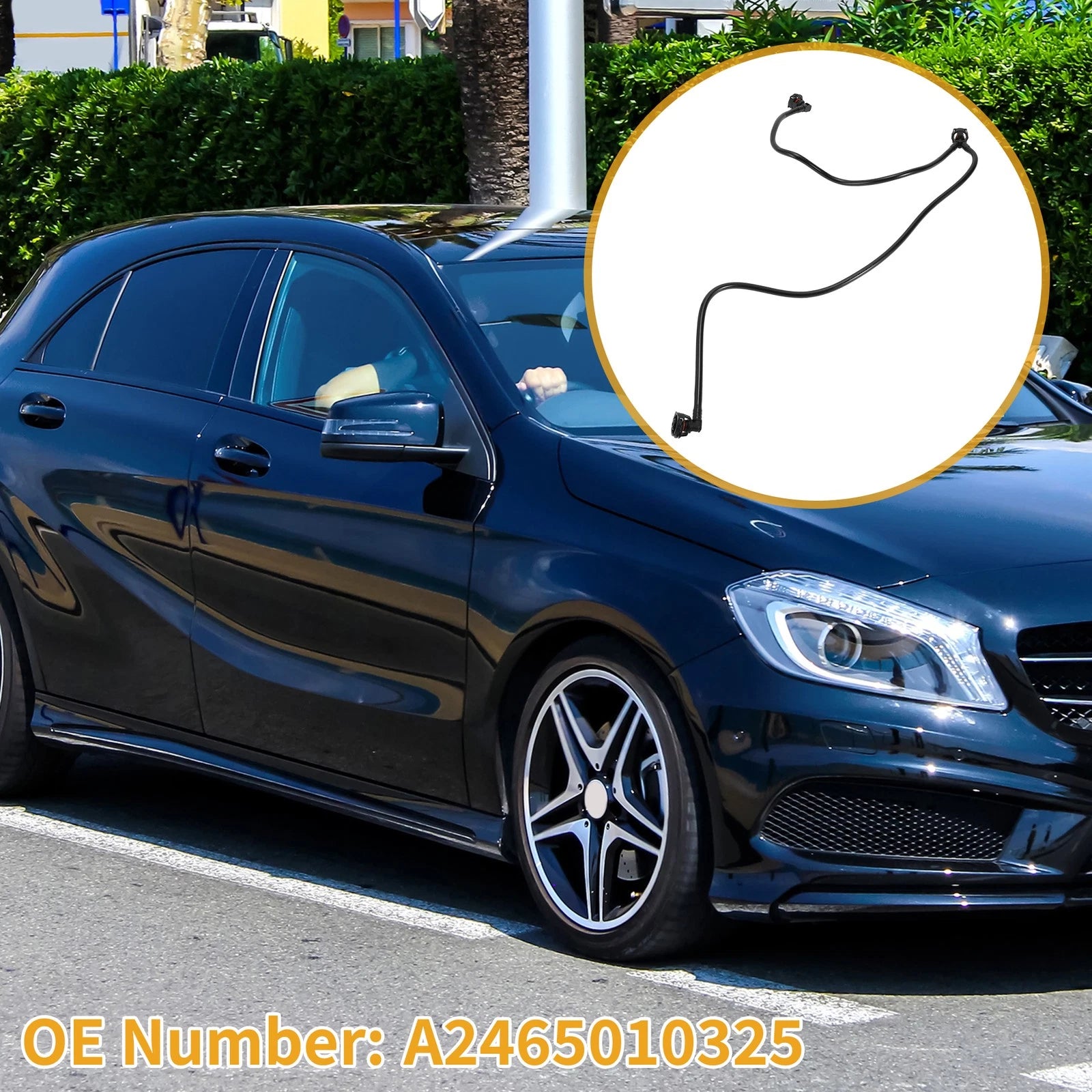 Radiator Hose for Mercedes Benz A Class W176 (2013–2018) No.A2465010325