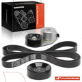 3X Serpentine Belt Drive Component Kit for Ford Ranger (1998–2001)