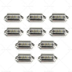 6 LED License Plate Light Lamps for Truck SUV Trailer (12V/24V)