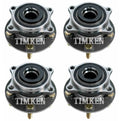 Front and Rear Wheel Bearing & Hub Assembly Kit for Santa Fe Sorento (2013–2019)