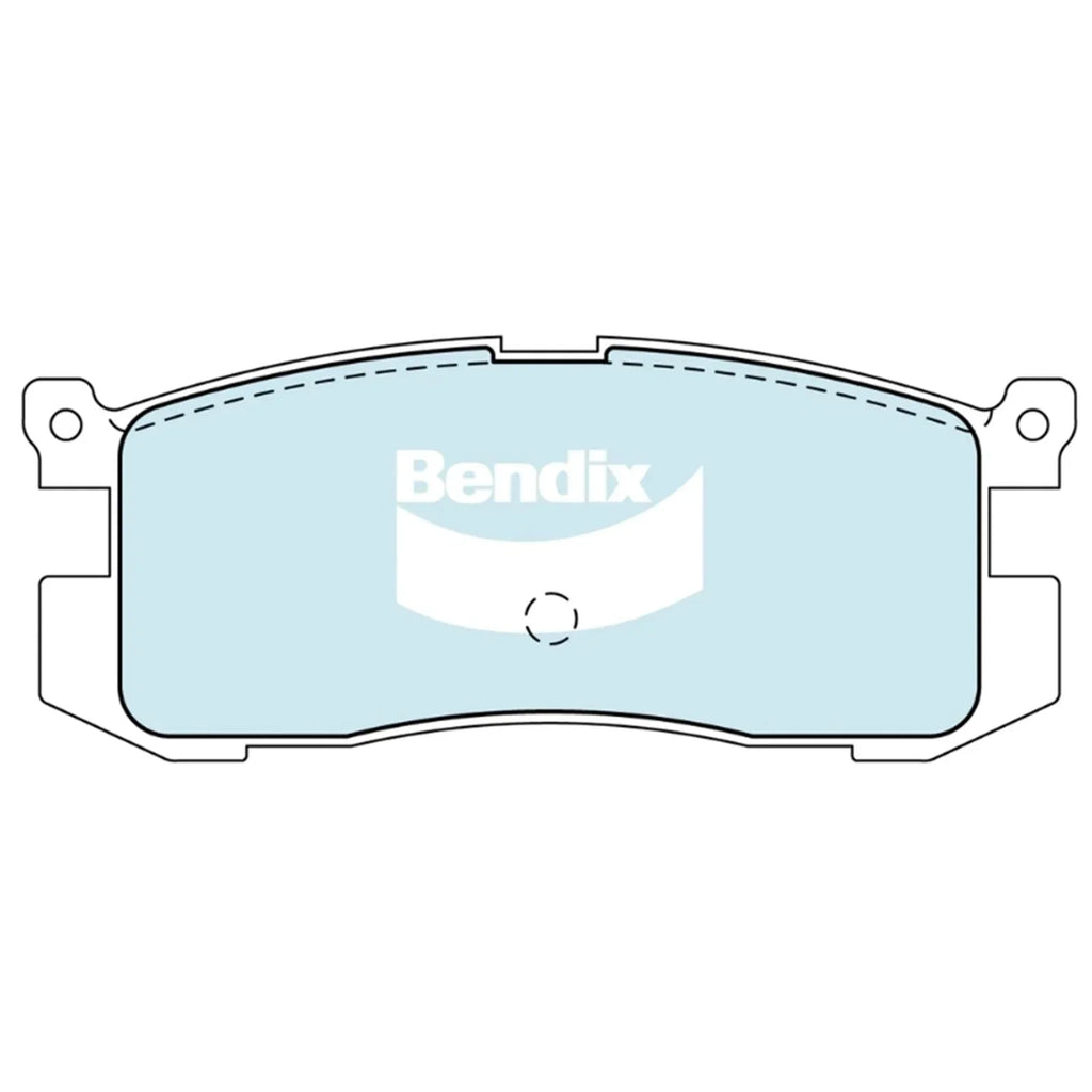 Rear Disc Brake Pad Set for Mazda MX6 GD (1987-1991)