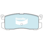 Rear Disc Brake Pad Set for Mazda MX6 GD (1987-1991)