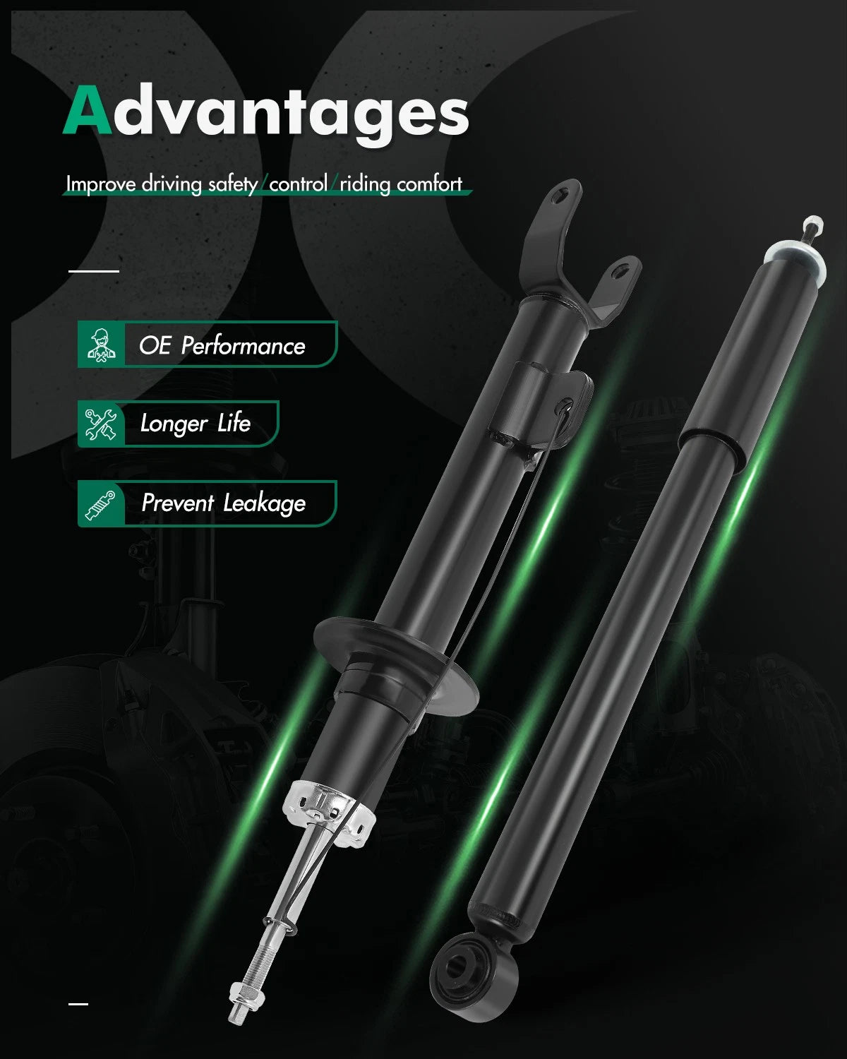Full Set Struts Shocks for Dodge Charger Chrysler 300 RWD (2011–2020)