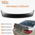 Matte Black Wing Spoiler with LED Brake for Toyota Corolla (2003–2013)