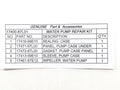 Water Pump Kit for Suzuki DF70-DF80-DF90 (17400-87L00)