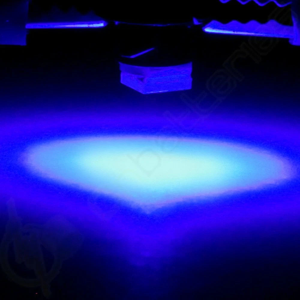 Set of 4 T4.7 Neo Wedge LED Blue 12mm 12V 5050 1SMD Light Bulbs