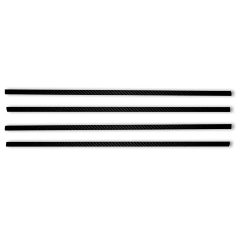 2011-2023 Dodge Durango 4pc Carbon Fiber Window Sill Trim for Dodge Durango | Black | Left | United States