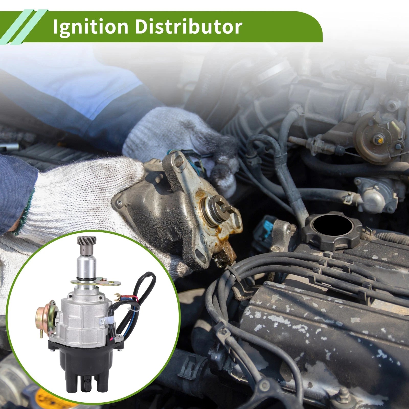 Ignition Distributor for Nissan B10 B110 B120 B210 A12 A13 A14 (1970–1978)