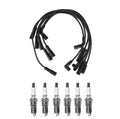 Denso 7mm Wire Set & 6 Iridium TT Spark Plugs Kit for Chevy GMC 4.3 V6