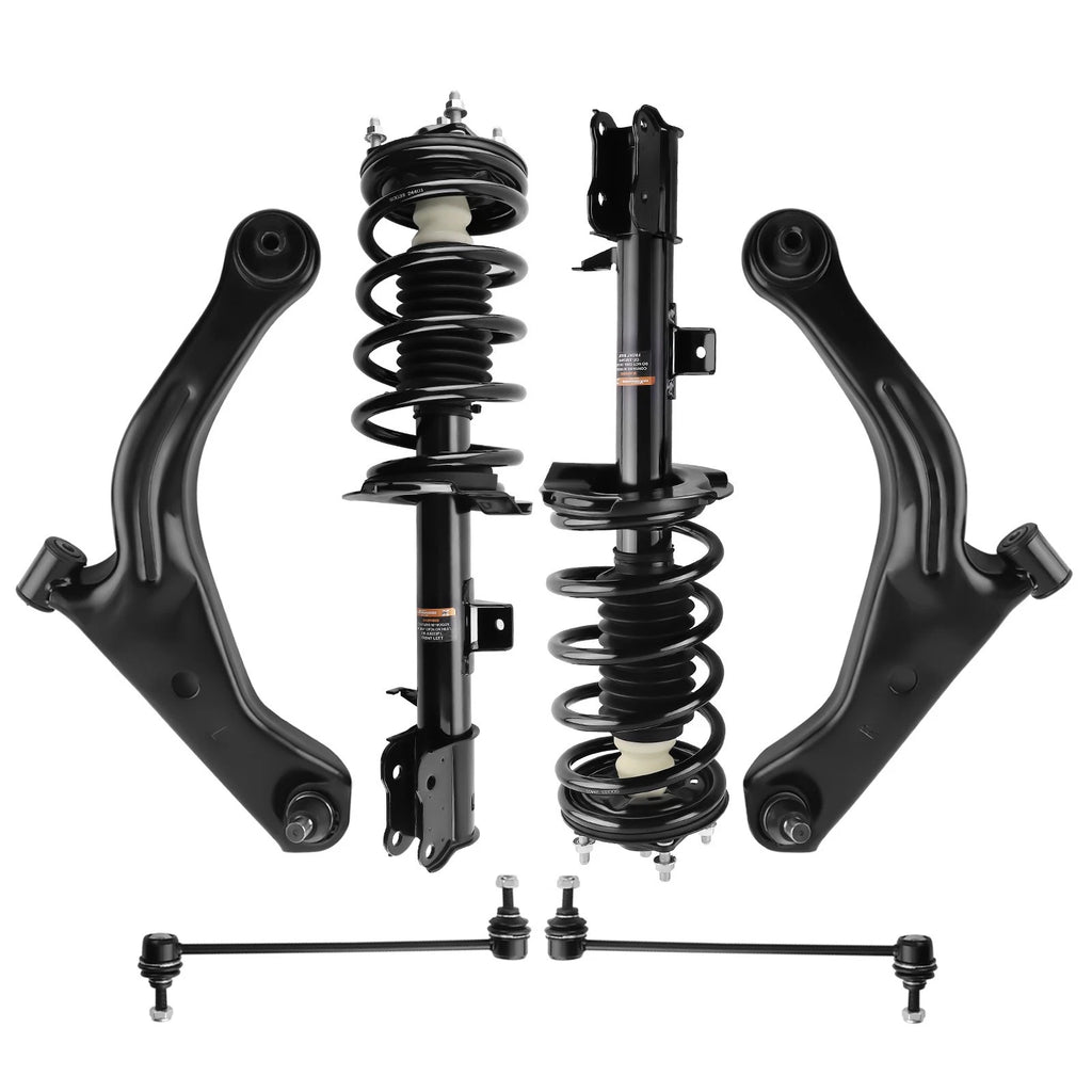 Front Struts w/ Coil Spring Control Arms Sway Bar for Ford Escape Mariner (2005–2011)
