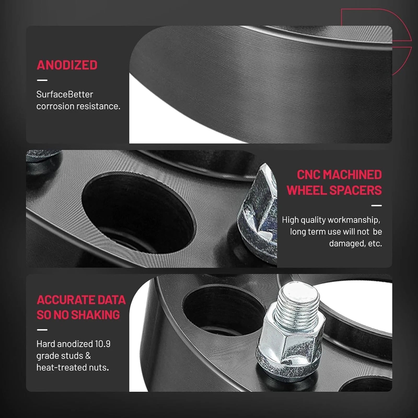 Wheel Spacers for Toyota 4Runner Lexus GX470 (2003-2009)