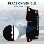 Dashboard Cover Mat for Toyota GR Corolla GZ (2022–2024) Black Red