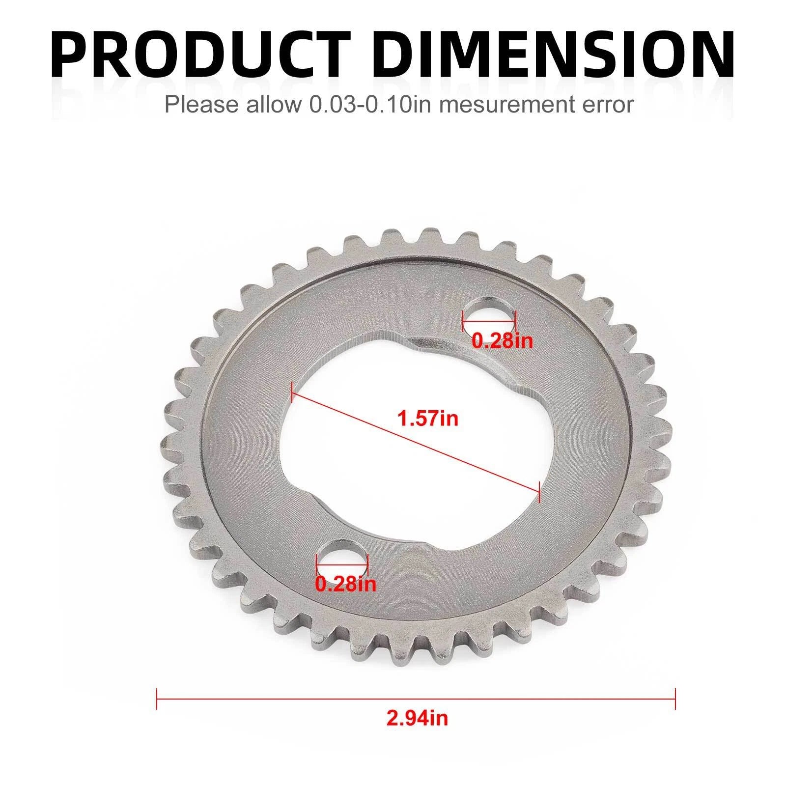 Cam Sprocket 38t with Timing Cam Chain for Honda Fourtrax TRX 300 (1993–2006)