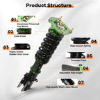 Coilovers for Dodge Neon SRT-4 (2003-2005) Adjustable Height Full Set