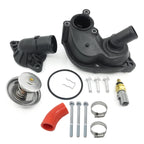 Thermostat Assembly w/ Bypass Hose Clamp Kit for Ford Ranger Explorer (1998–2011)