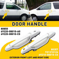 Front Left Right Outside Door Handles for 1998-2003 Toyota Sienna