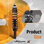 Set of 4 Shocks Strut Absorber Kit for Polaris Sportsman 570 (2014–2017)