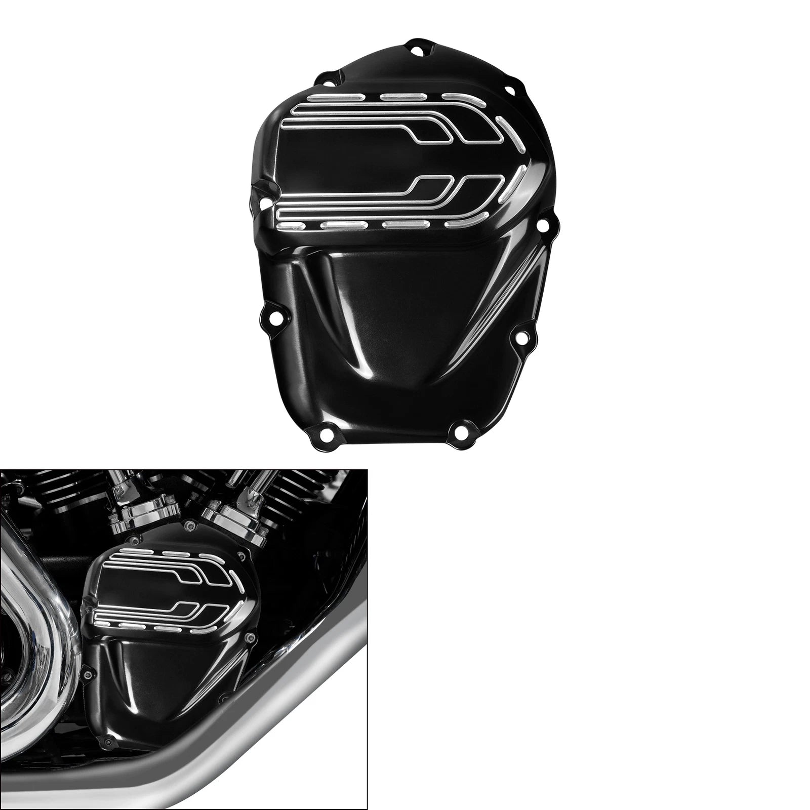 Side Cam Cover for Harley M8 Touring Electra Road King Glide (2017–2025)