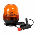 Amber Warning Light with Magnetic Base for Tractors Forklifts (6-11/16")