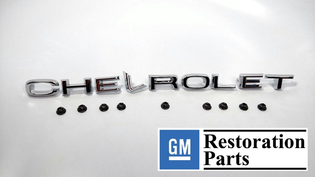 Hood Letters Emblem Set Replacement for Chevrolet (2000–2024)