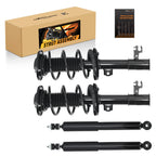 Front Struts & Rear Shocks for Saab 9-3 (2003–2005) L4 2.0L Coil Spring