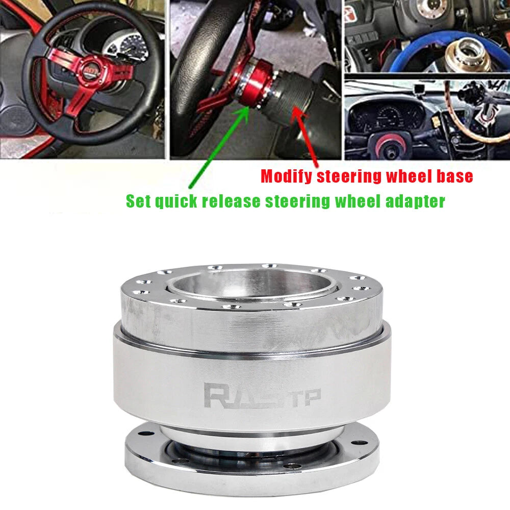 Quick Release Steering Wheel Hub Adapter for Universal Fit