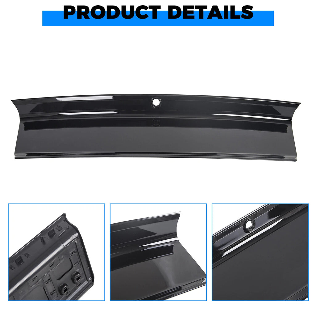 Glossy Black Trunk Panel Trim Cover for Ford Mustang GT (2015–2023)