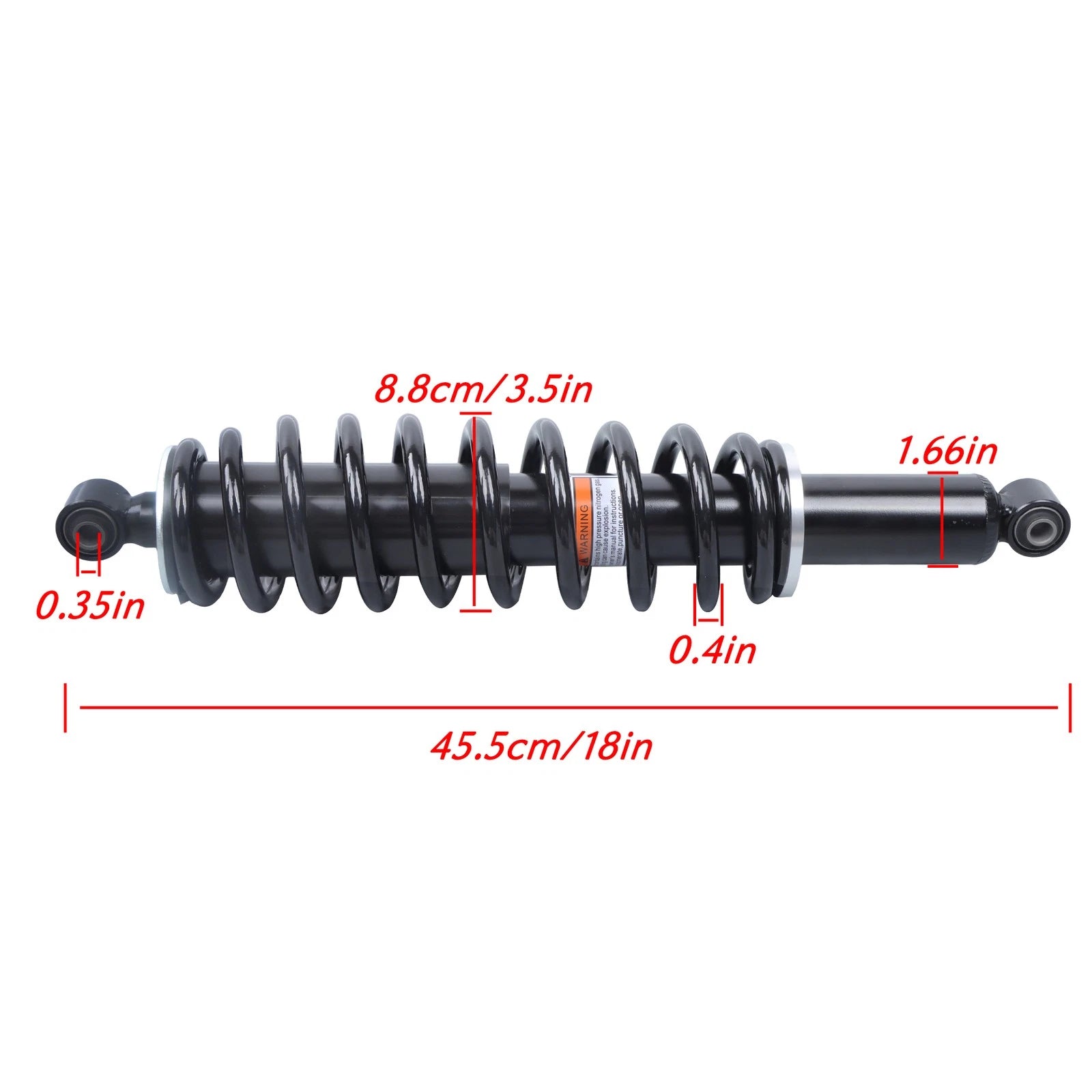 Set of 2 Front Gas Shocks for Yamaha Viking 700 (2014-2019)