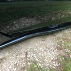 Set of 2 Side Skirts for Chevrolet Corvette C7 (2014-2019) Gloss Black